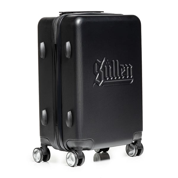 valise cabine Blaq PAq Rhino noir vue Trois quart