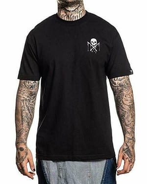 Tee Shirt Classic - Bound By Ink - Noir - Vue de face