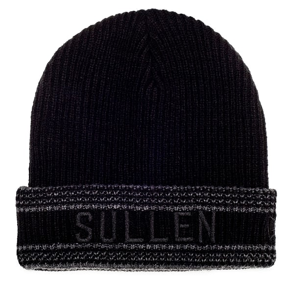 Bonnet Noir Sullen New Era vue de face